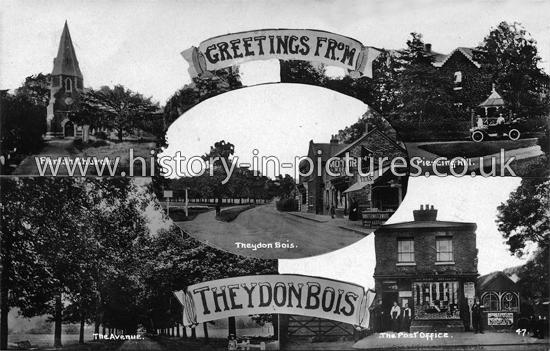 Greetings from Theydon Bois, Essex. C.1915
